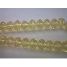 Chinese Crystal Rondelle 7mm x 10mm